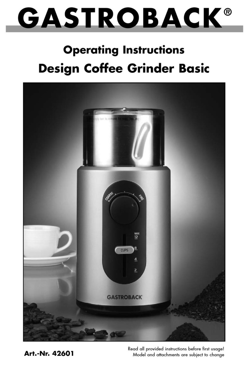 Gastroback 42601 Manuel utilisateur