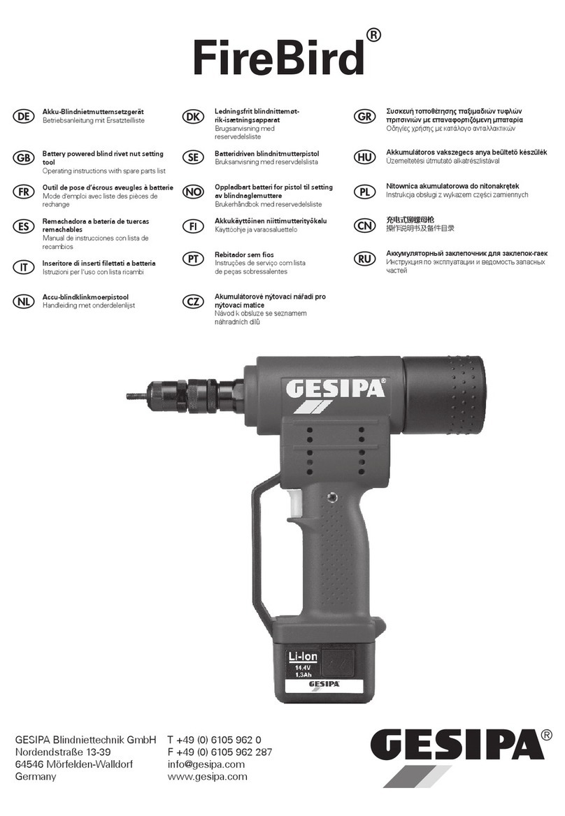 Gesipa FireBird Manuel utilisateur