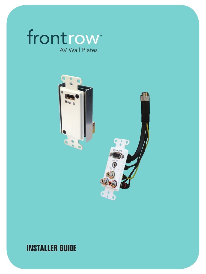 FrontRow WP-PC Instructions de montage