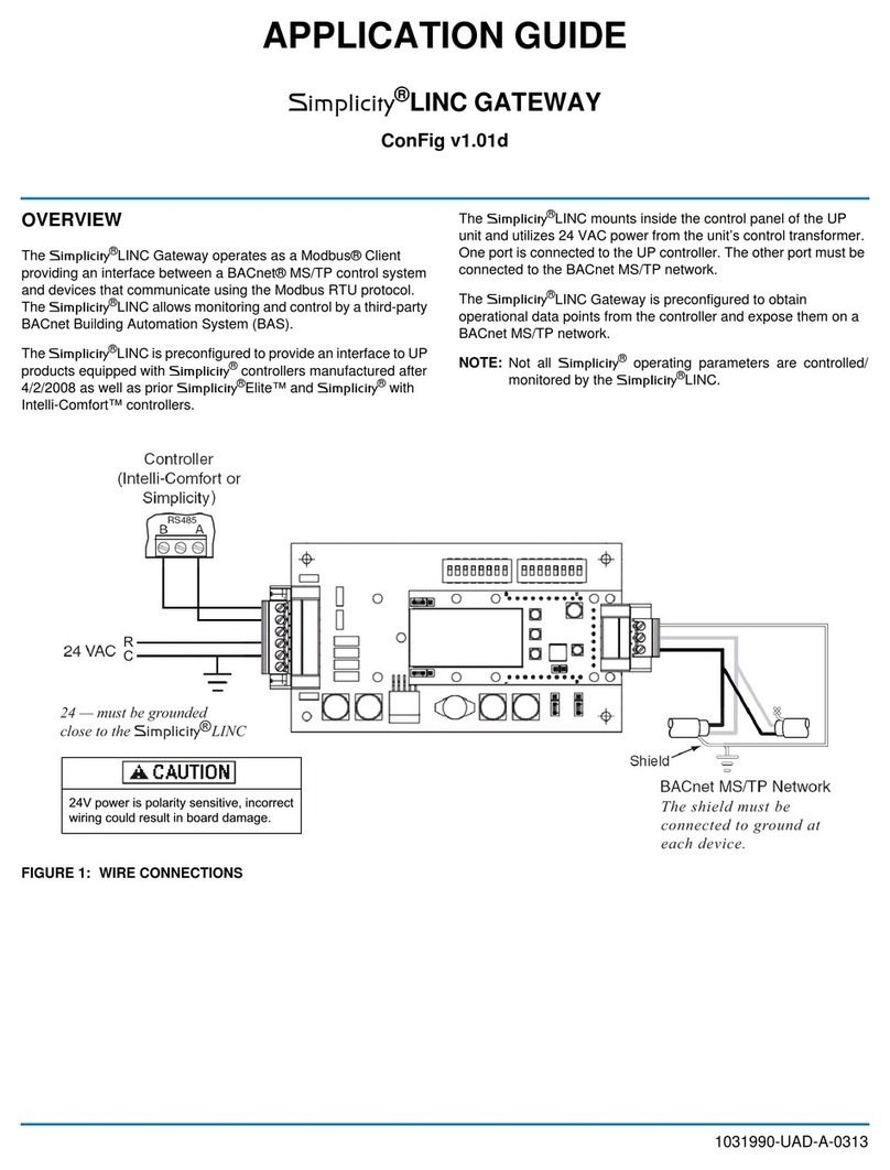 Johnson Controls Simplicity LINC Guide de l'utilisateur