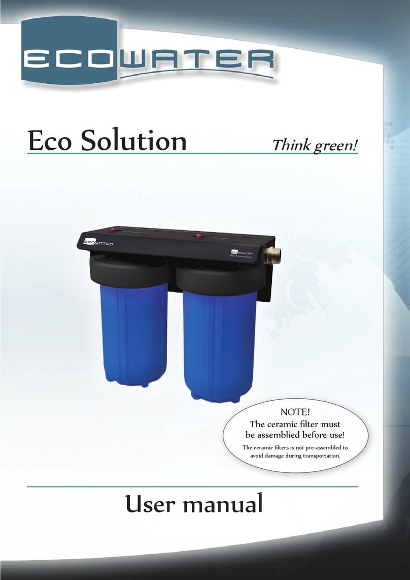 EcoWater Eco Solution Manuel utilisateur