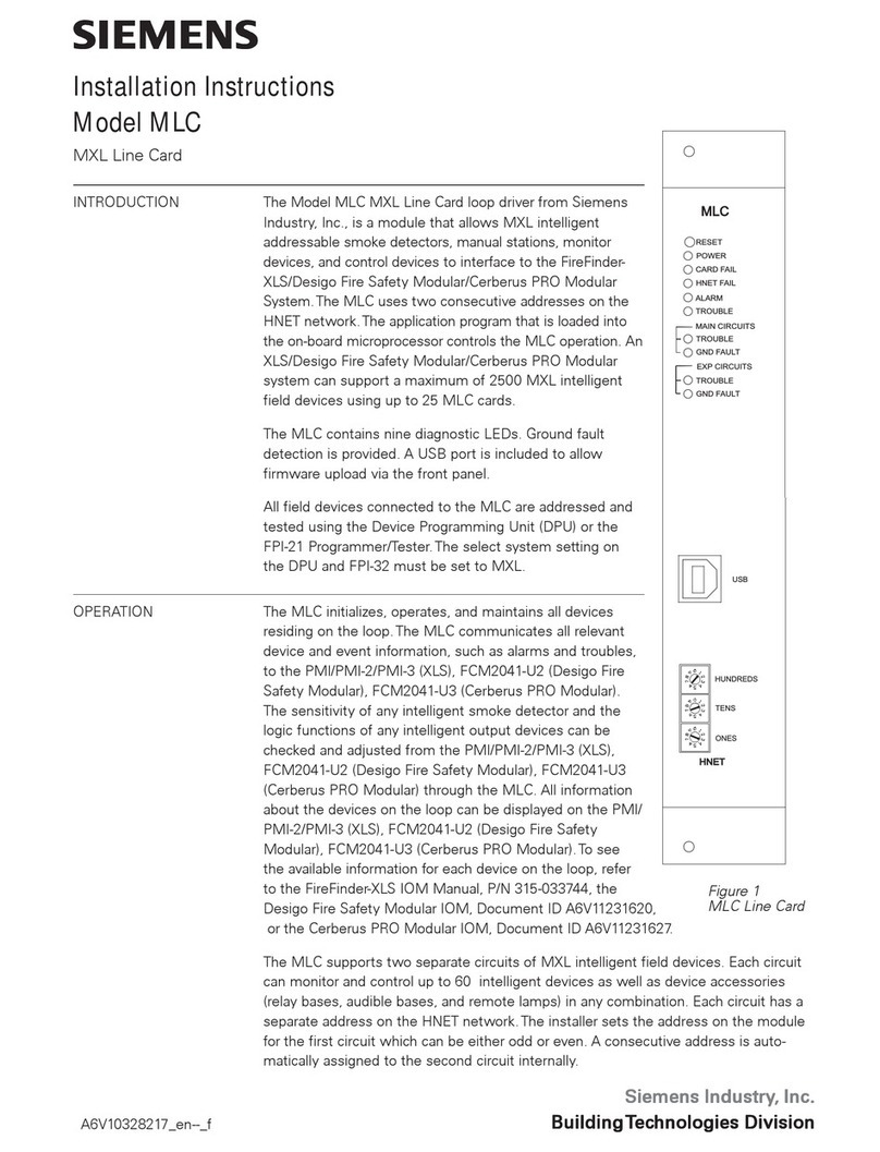 Siemens MLC Manuel utilisateur