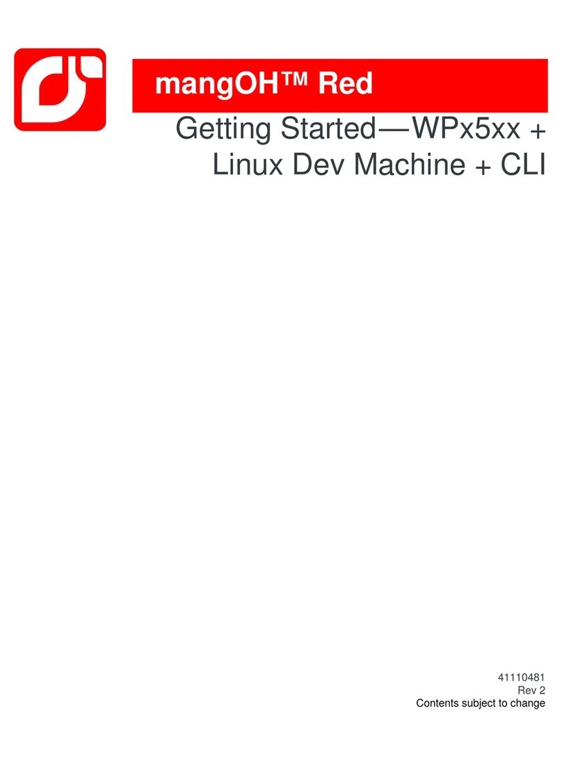 mangOH Red Manuel utilisateur