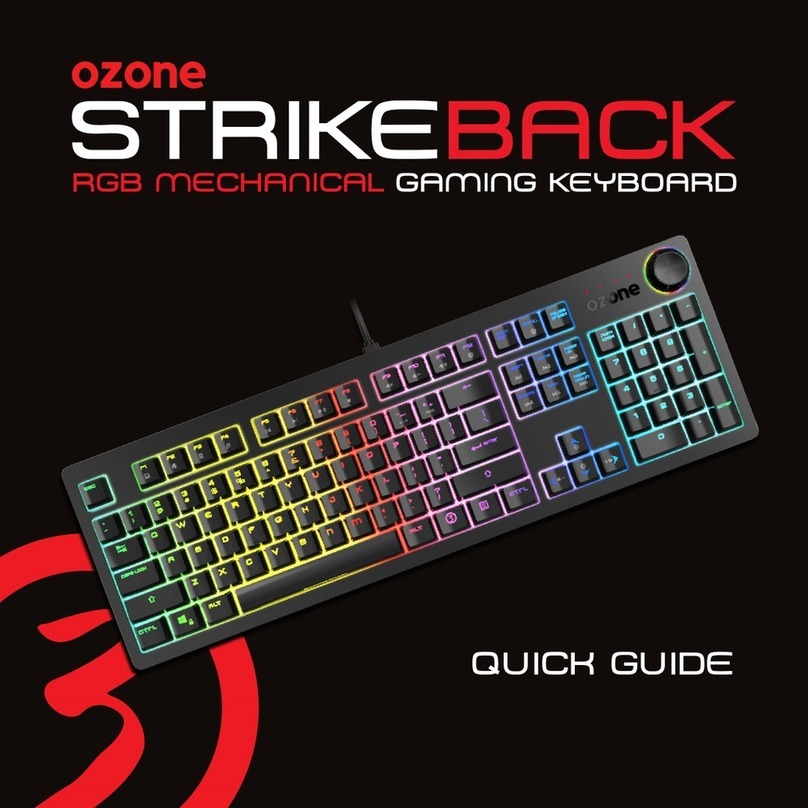 Ozone StrikeBack Manuel utilisateur