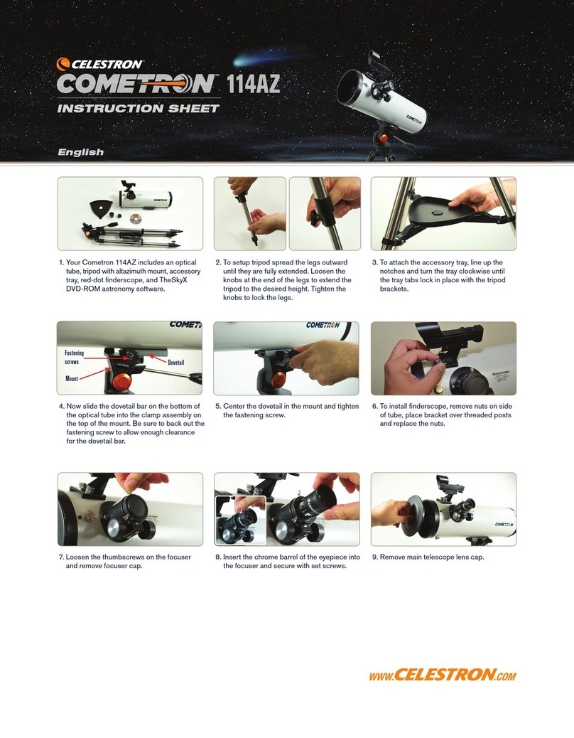 Celestron COMETRON 114AZ Manuel utilisateur