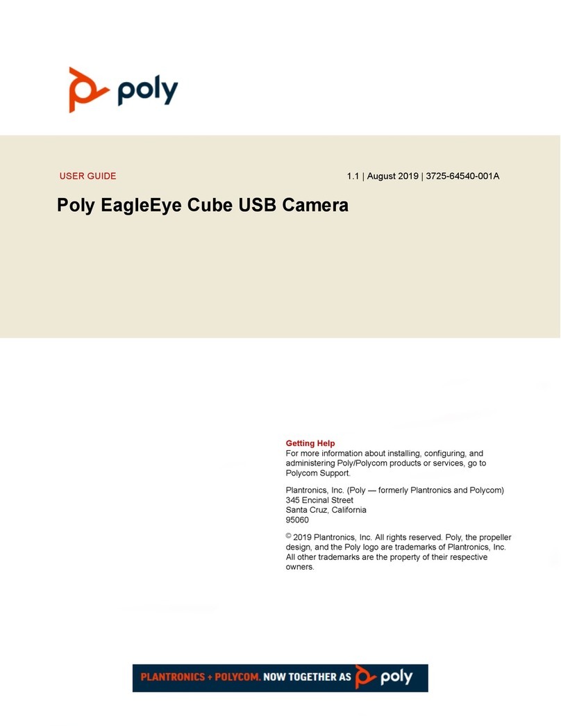 Poly EagleEye Cube Manuel utilisateur