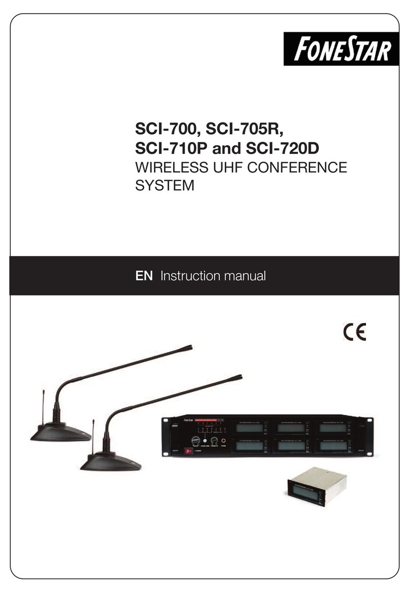 FONESTAR SCI-705R Manuel utilisateur FONESTAR SCI-705R Manuel utilisateur