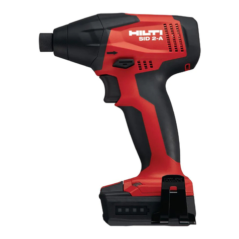 Hilti SID 2-A Manuel utilisateur