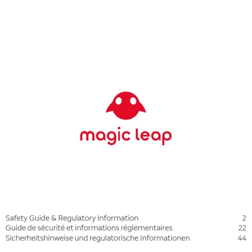 Magic Leap One Manuel du propriétaire