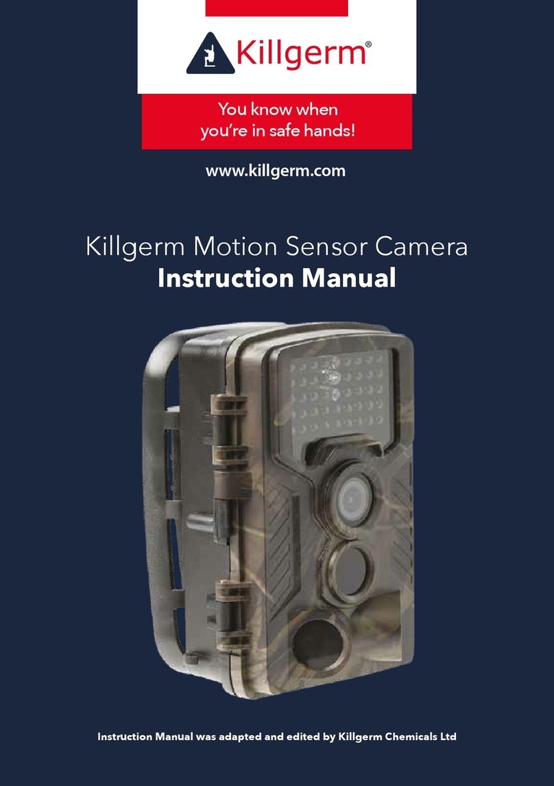 Killgerm Motion Sensor Camera Manuel utilisateur