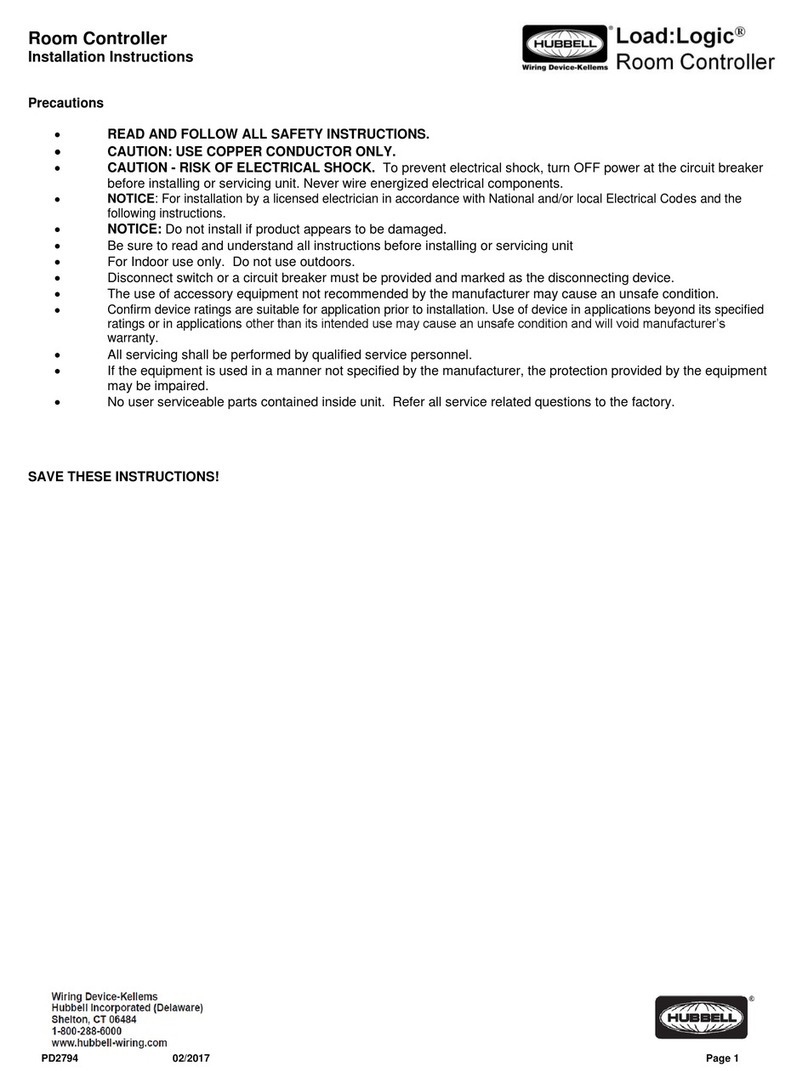 Hubbell Load:Logic Manuel utilisateur