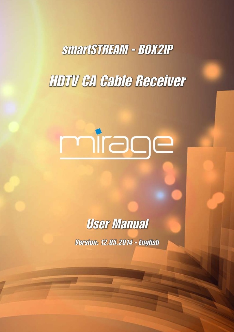 Smart Electronic Mirage Manuel utilisateur