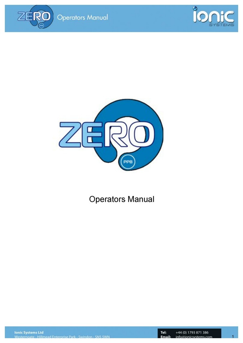 IONIC Zero PPM Manuel utilisateur