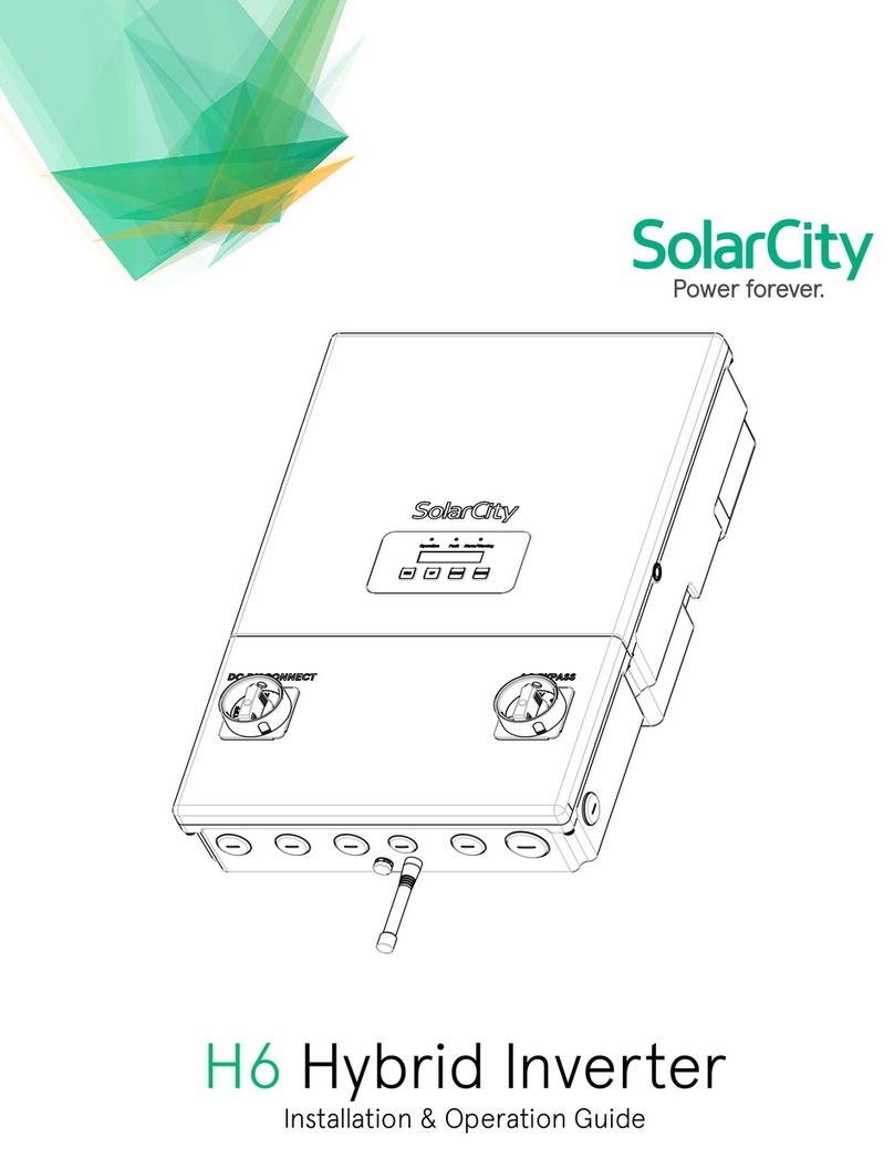 SolarCity H6 Instructions d'utilisation d'origine