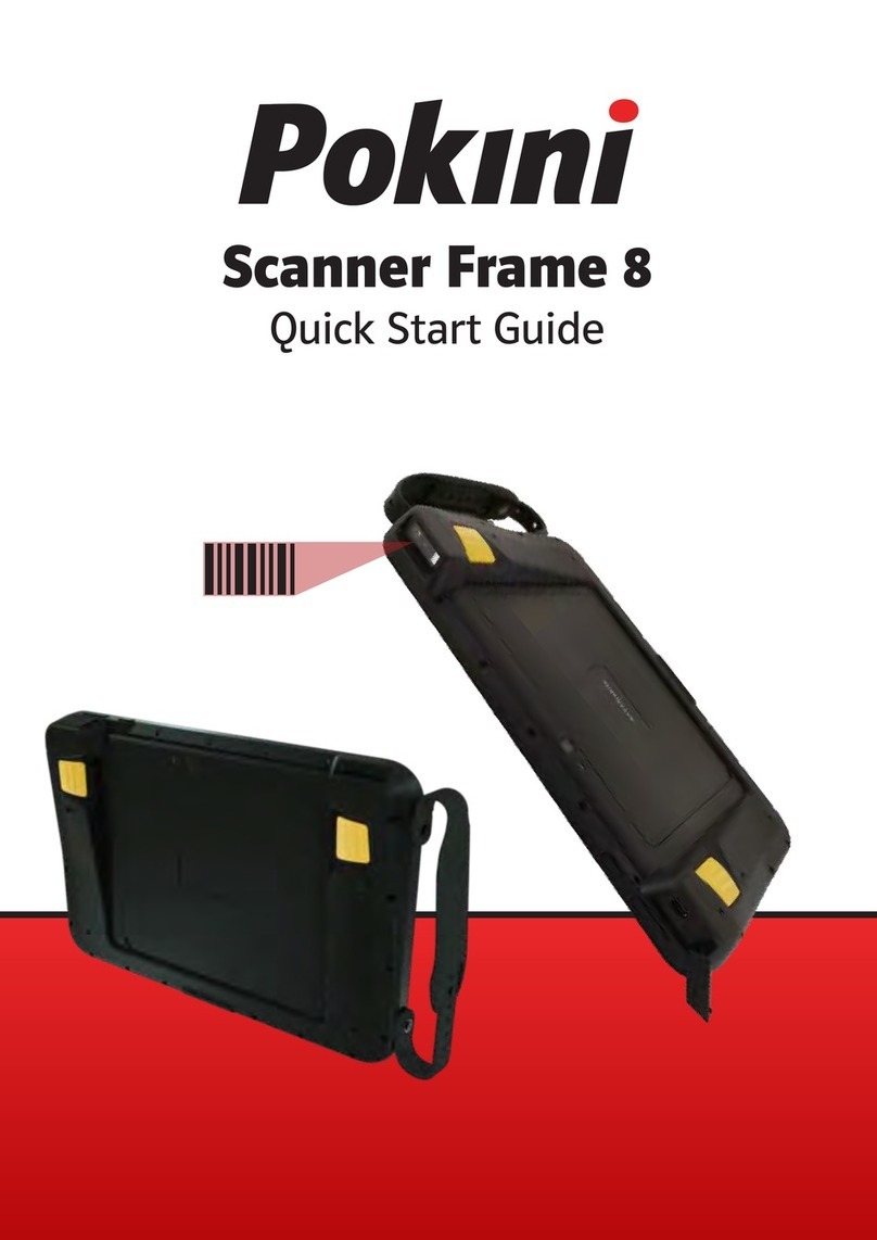 Pokini Scanner Frame 8 Manuel utilisateur