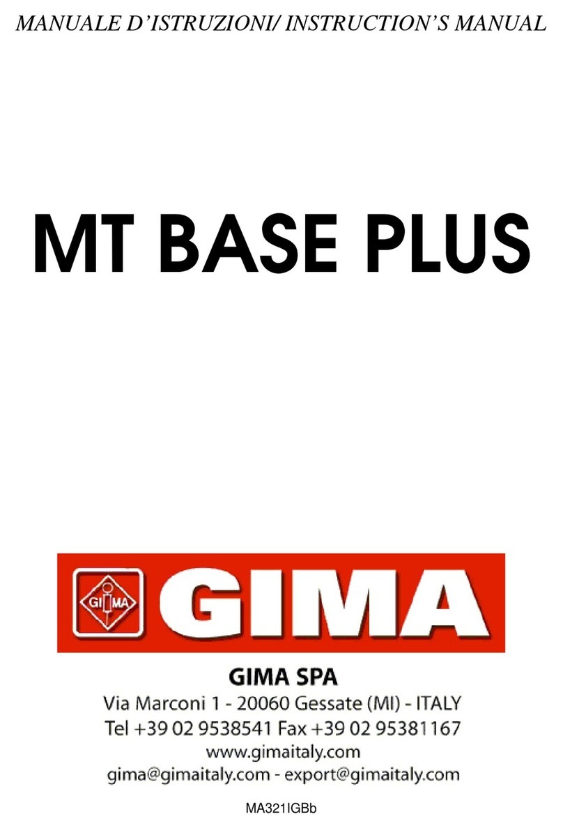 Gima MT BASE PLUS Manuel utilisateur