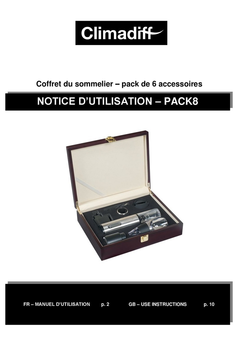 Climadiff Pack8 Guide rapide