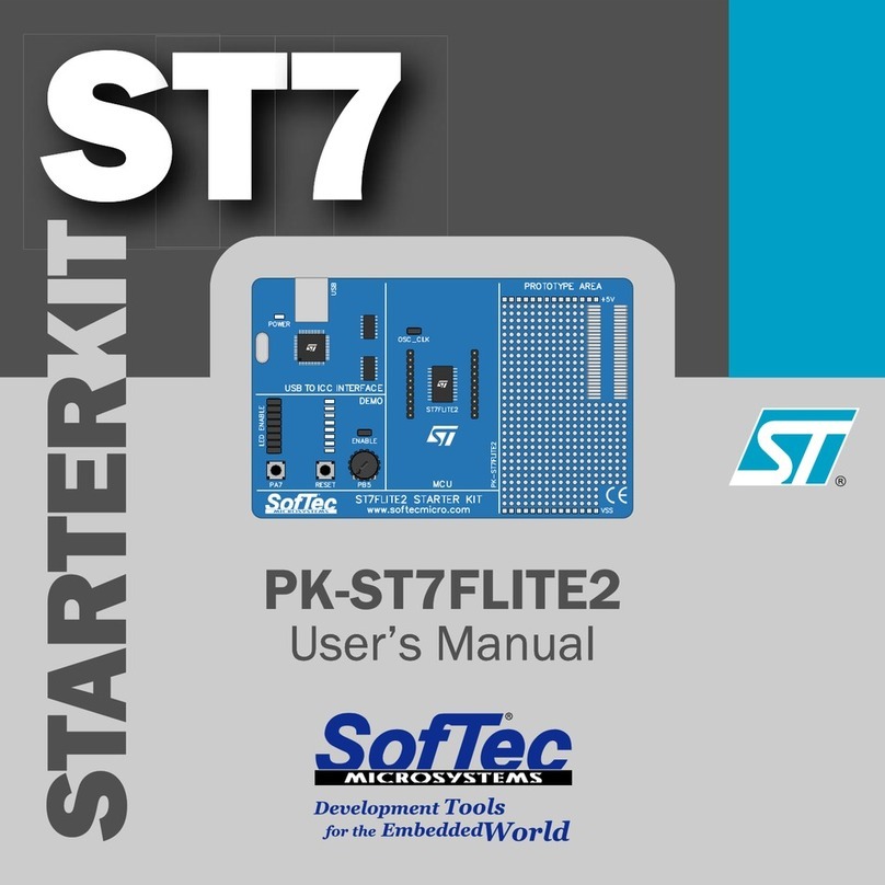 SofTec Microsystems ST7 Series Manuel utilisateur SofTec Microsystems ST7 Series Manuel utilisateur