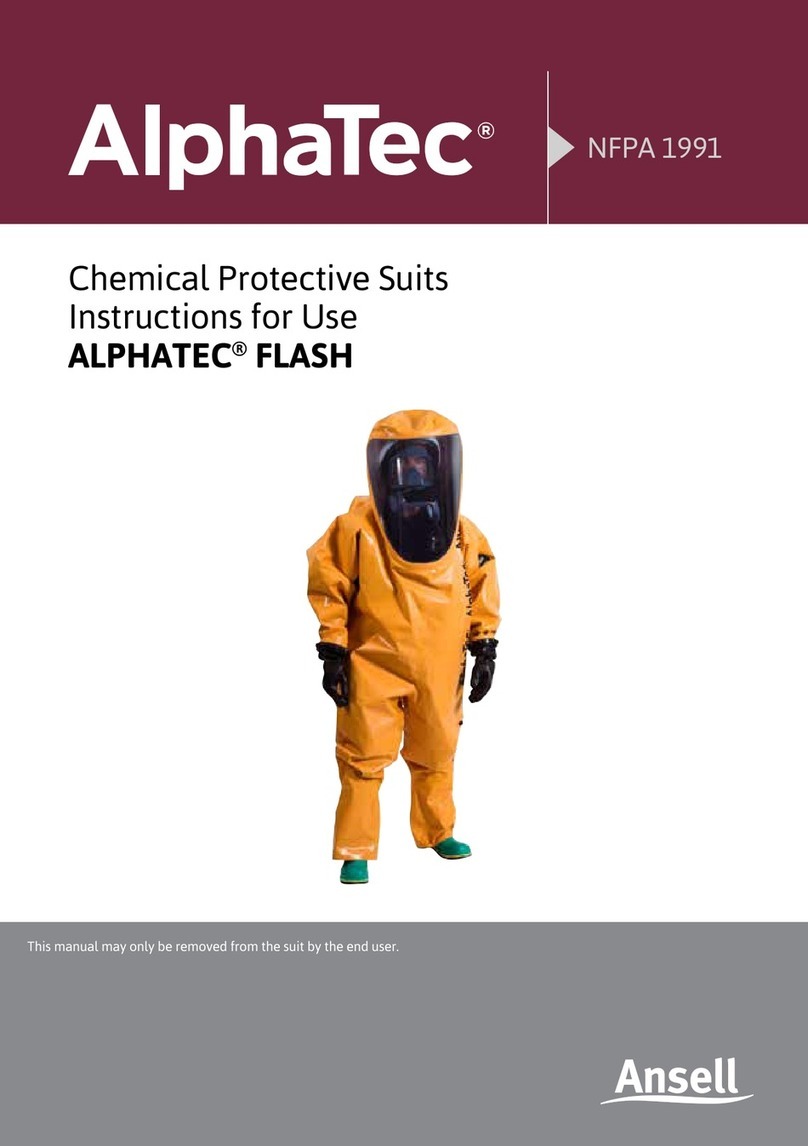 Ansell ALPHATEC FLASH Manuel utilisateur