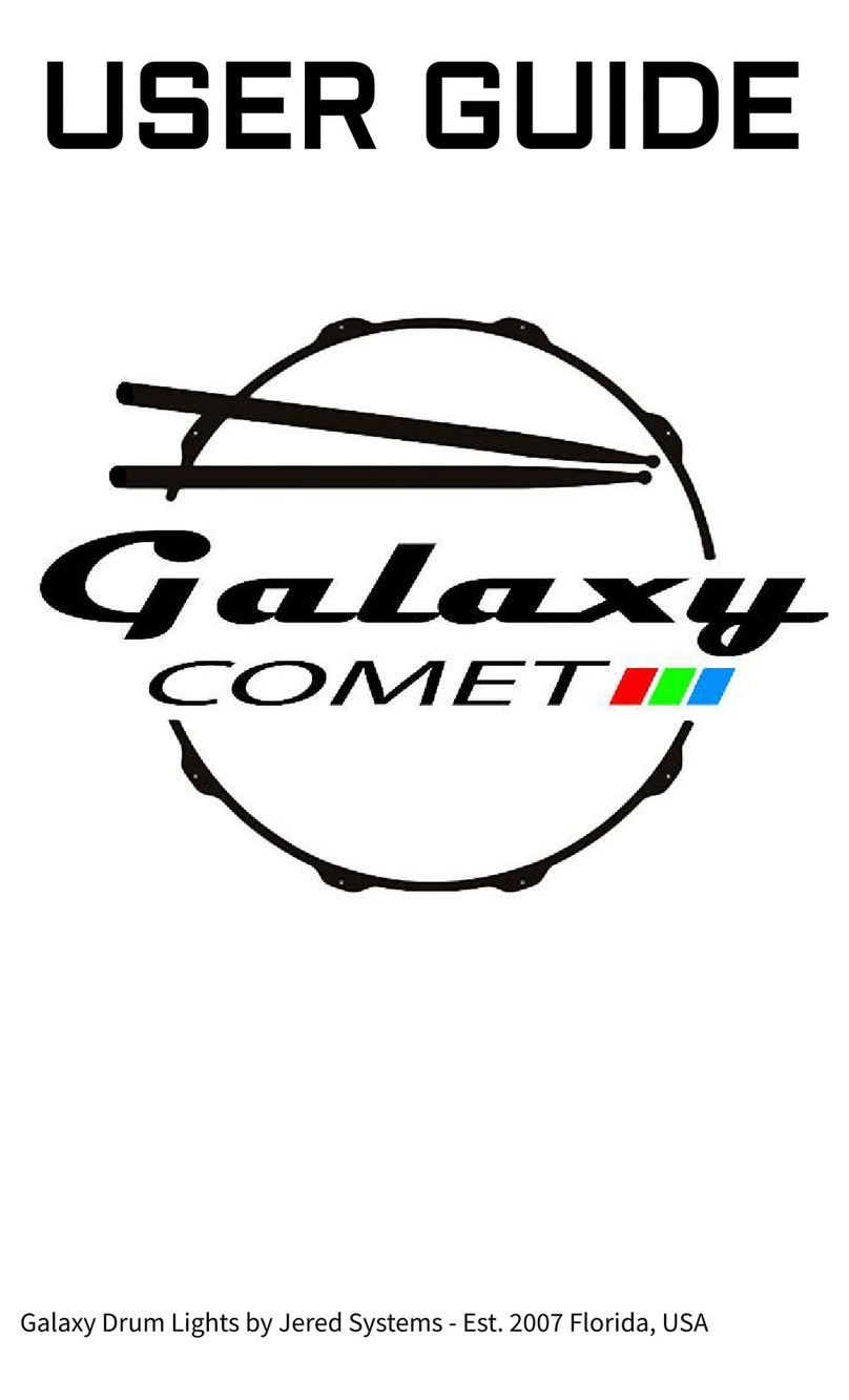 Jered Systems Galaxy Comet Manuel utilisateur