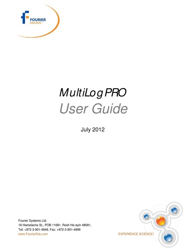 Fourier MultiLogPRO Manuel utilisateur