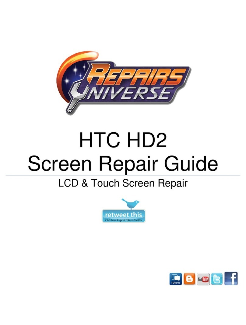 HTC HD2 Instructions de montage