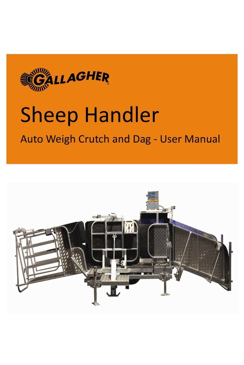 Gallagher Sheep Handler Manuel utilisateur