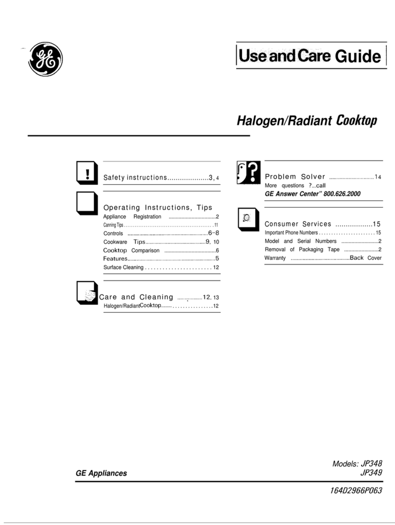 GE JP348 Manuel utilisateur