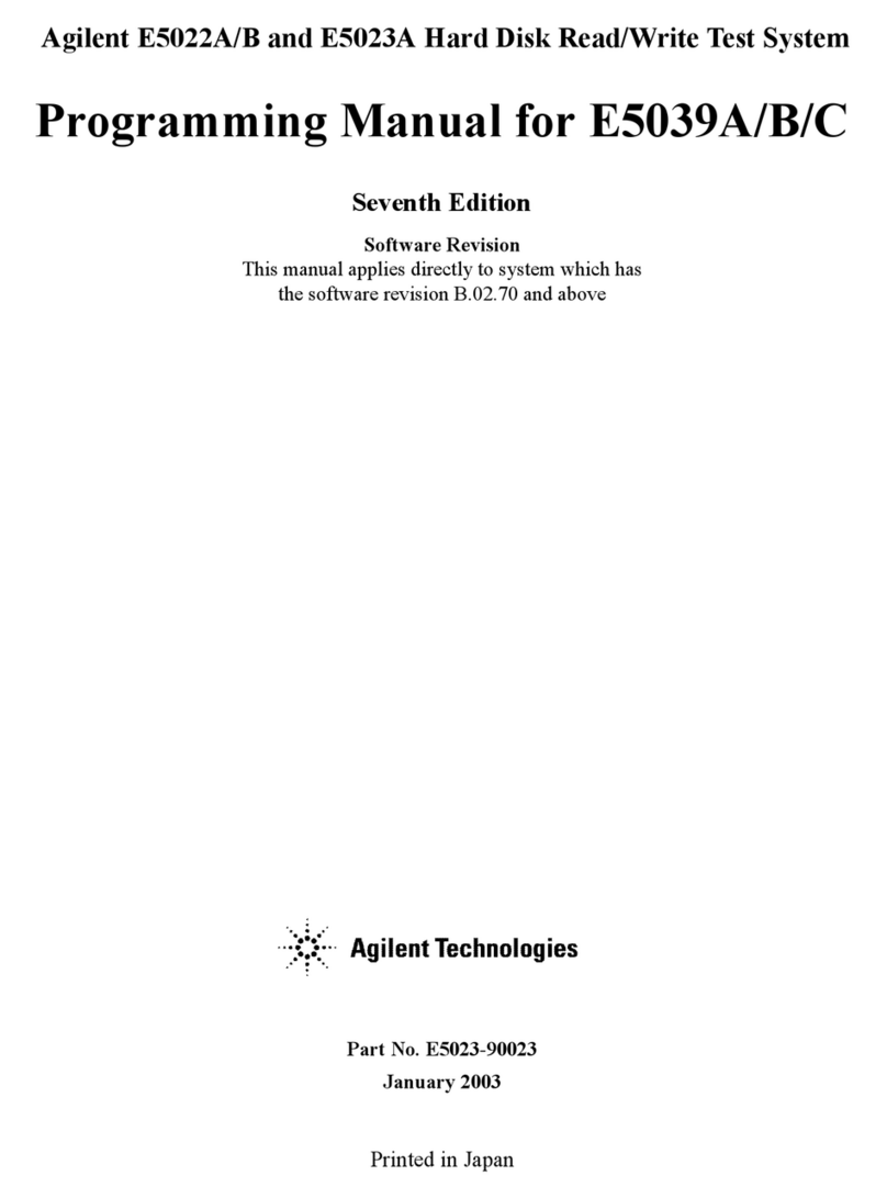 Agilent Technologies E5022B Manuel du propriétaire Agilent Technologies E5022B Manuel du propriétaire