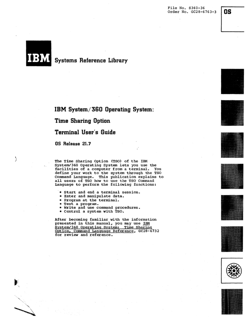 IBM 360 Manuel utilisateur