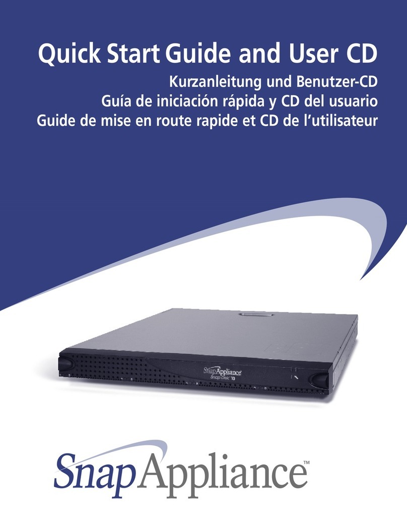 Snap Appliance Snap Disk 10 Manuel utilisateur