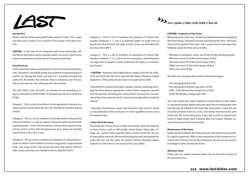 LAST COAL Manuel utilisateur