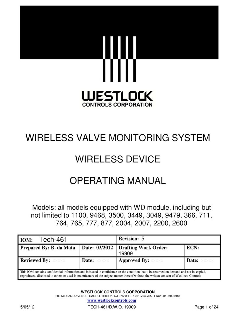 Westlock 1100 Manuel utilisateur Westlock 1100 Manuel utilisateur