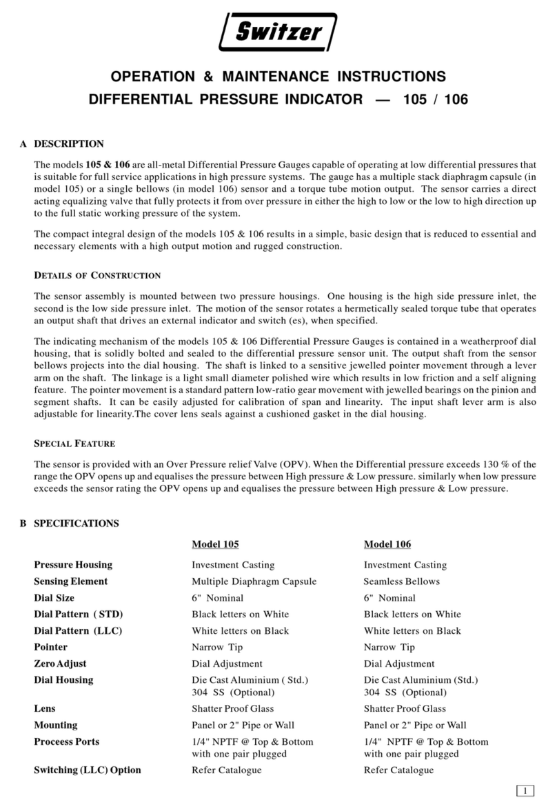 Switzer 105 Mode d’emploi