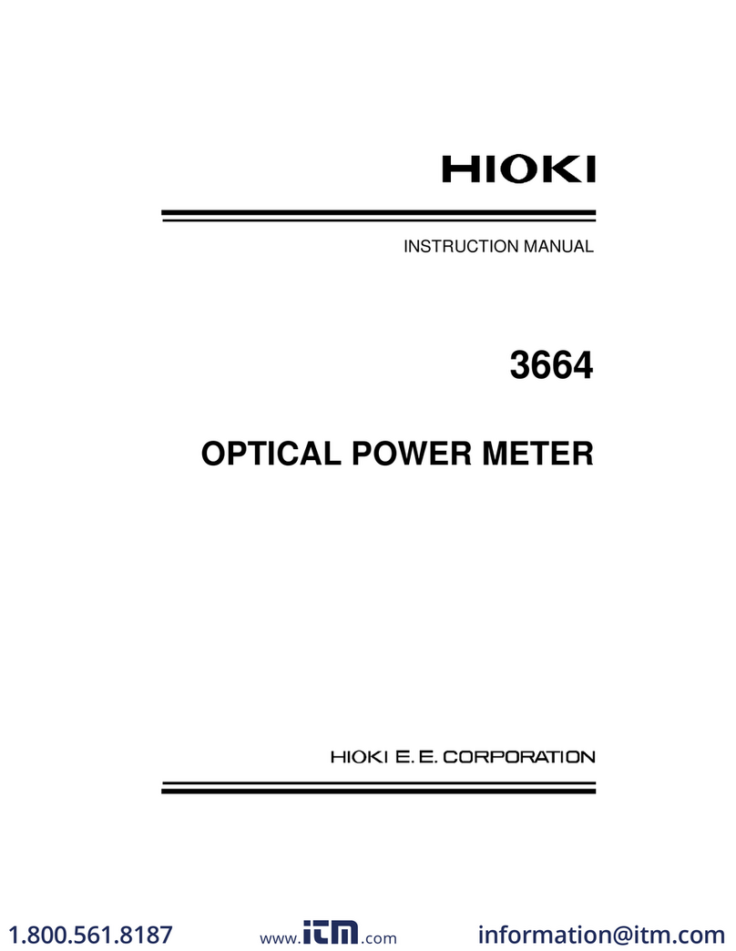 Hioki 3664 Manuel utilisateur