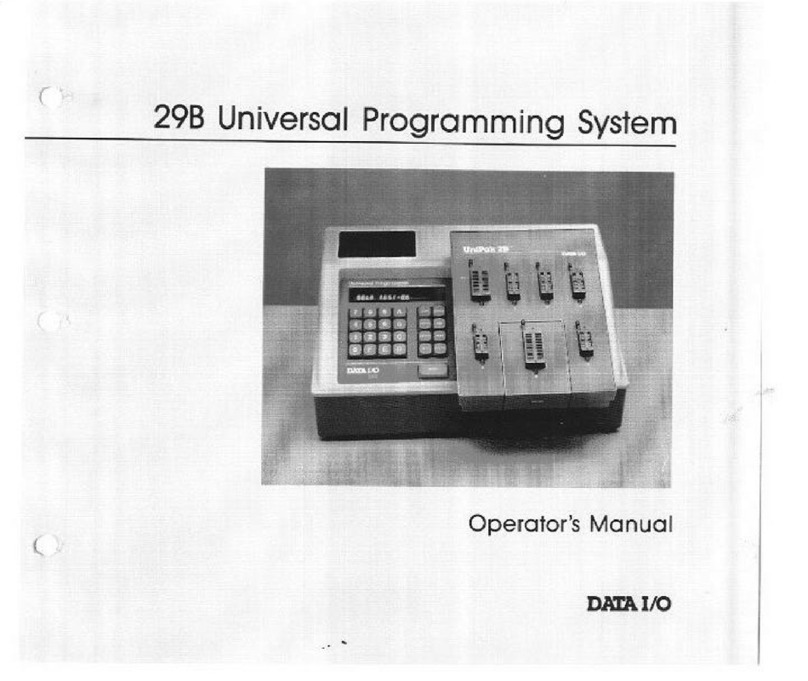 Data I/O 29B Manuel utilisateur