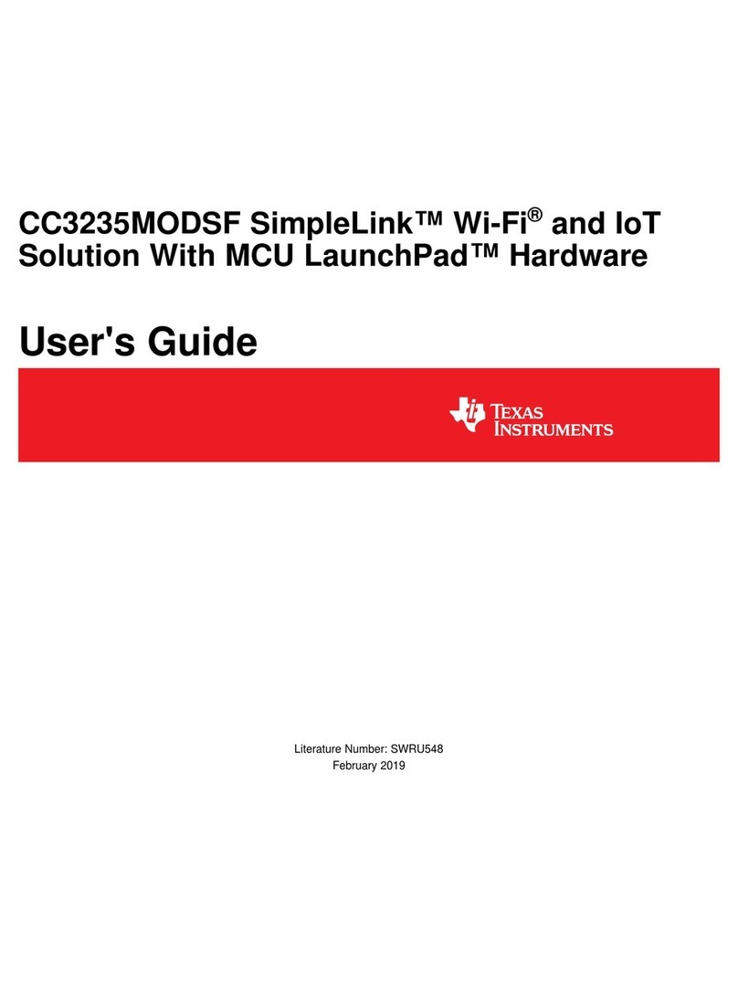 Texas Instruments CC3235MODSF SimpleLink Manuel utilisateur