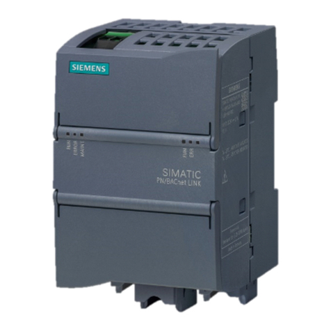 Siemens SIMATIC PN/BACnet LINK Manuel utilisateur