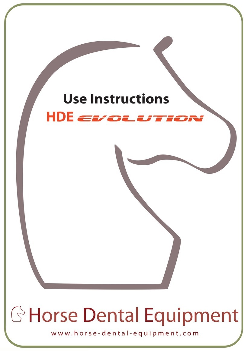 Horse Dental Equipment HDE Evolution Guide rapide
