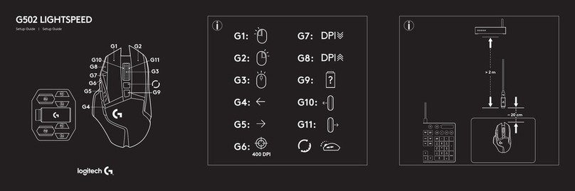 Logitech G502 Lightspeed Manuel utilisateur