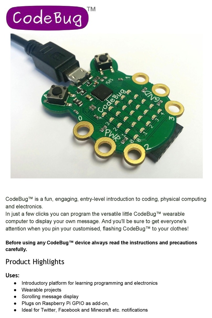 CodeBug CodeBug Manuel utilisateur