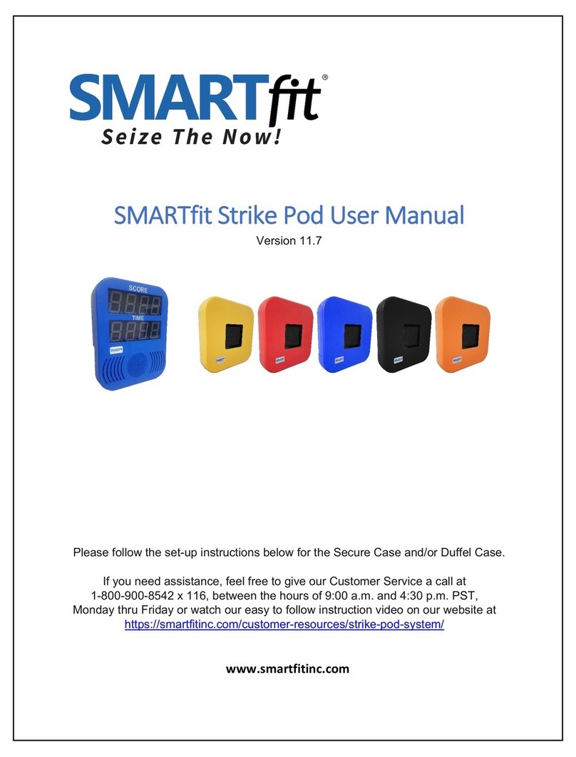 SMARTfit Strike Pod Manuel utilisateur