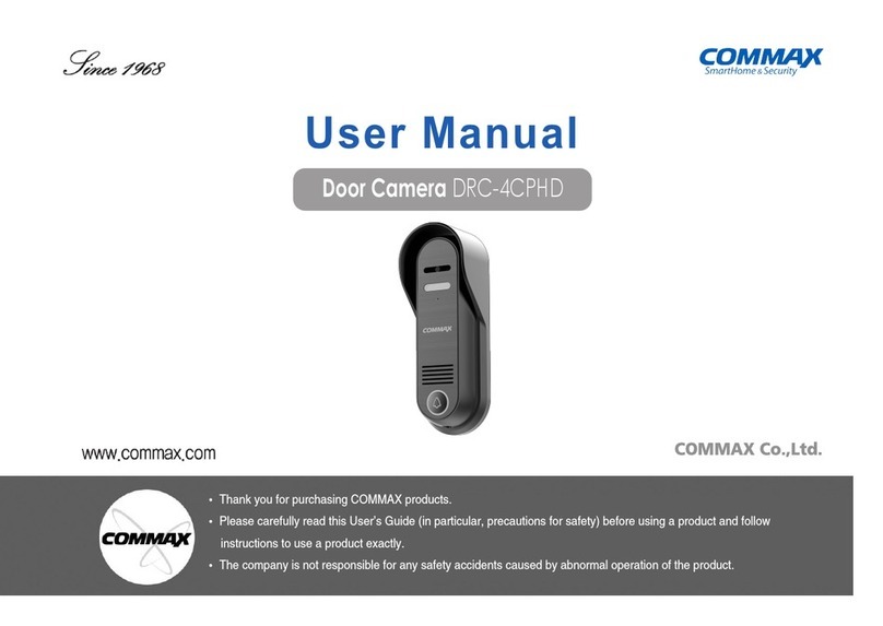 Commax DRC-4CPHD Manuel utilisateur