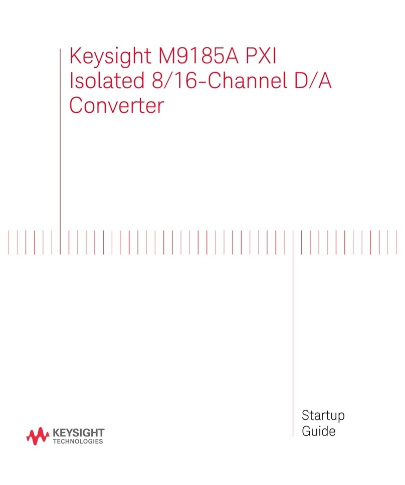 Keysight M9185A Guide de l'utilisateur