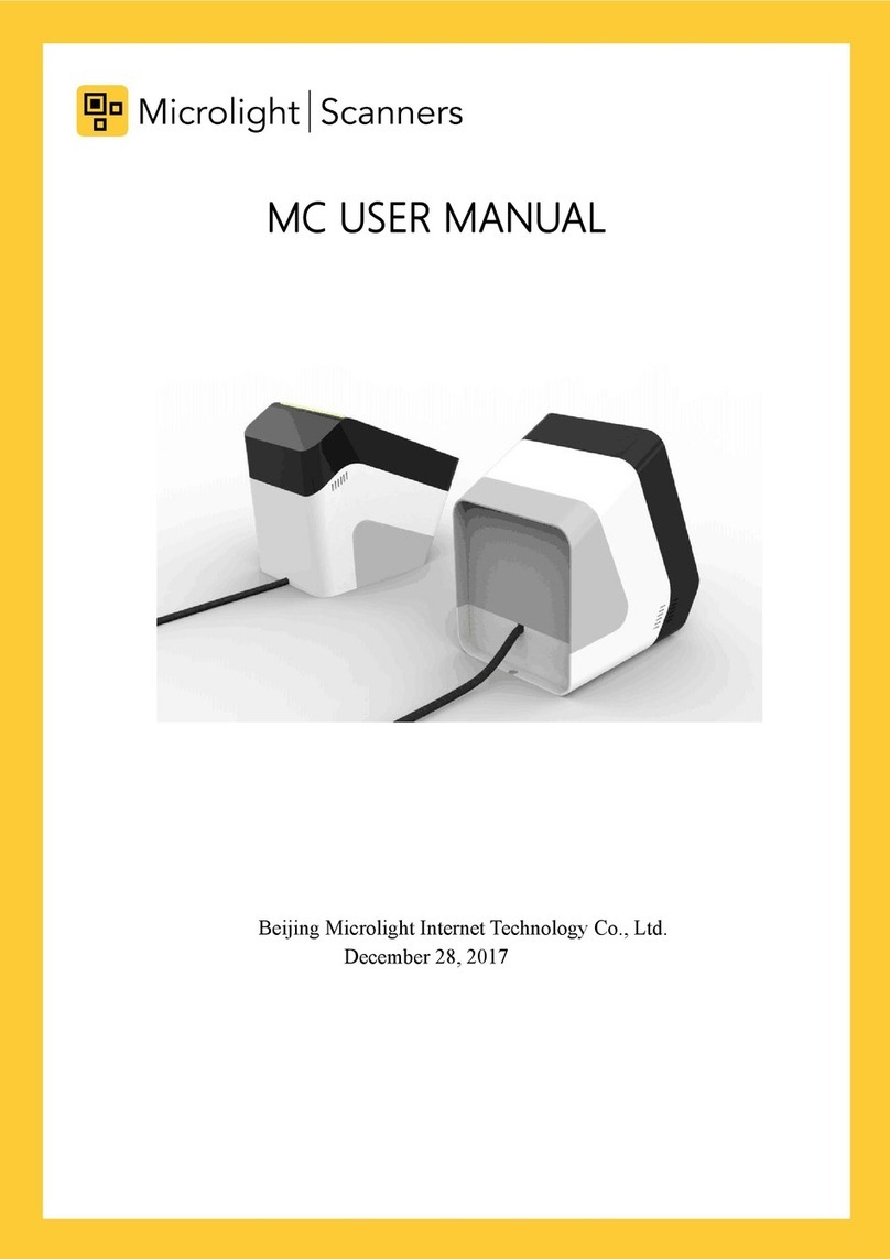 Beijing Microlight Internet Technology Microlight Scanners MC Manuel utilisateur