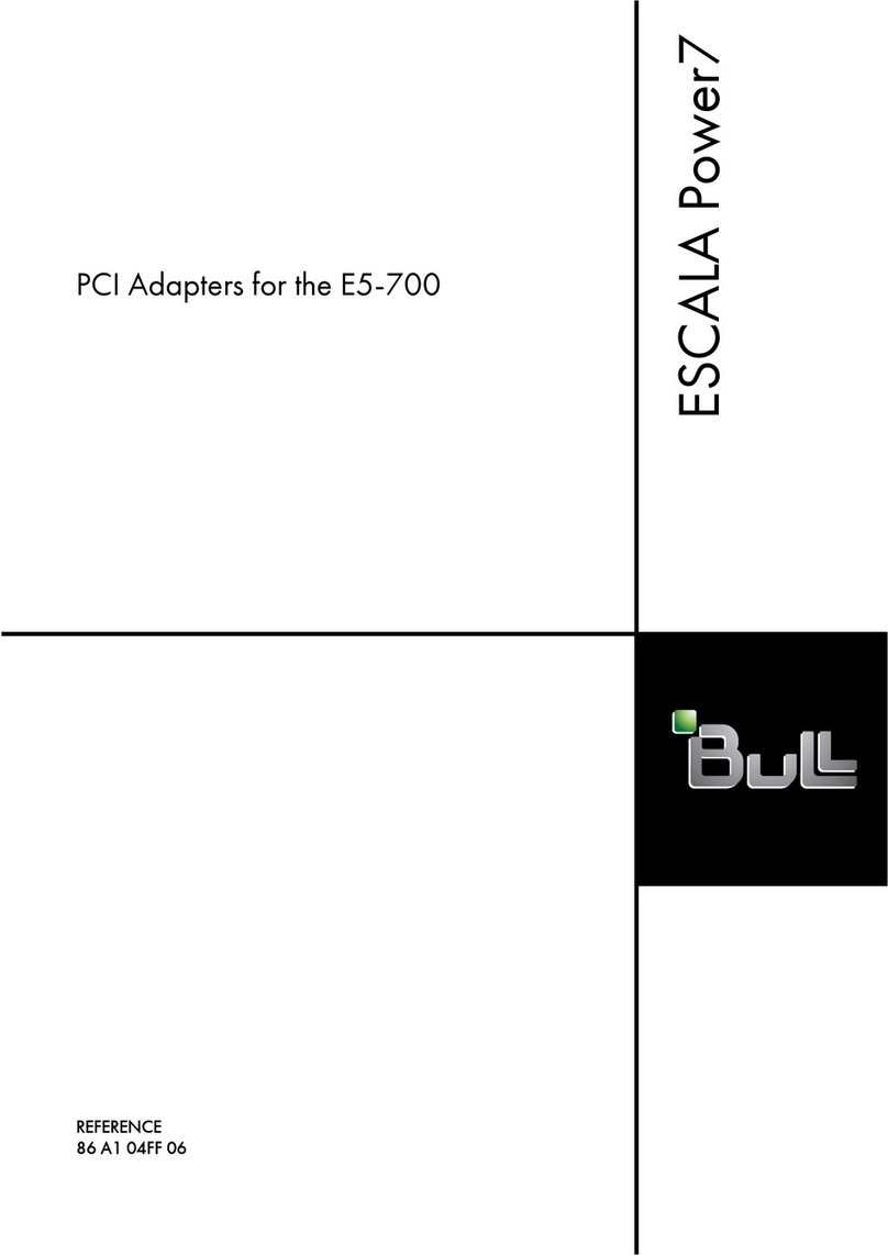 Bull Escala E5-700 Manuel utilisateur