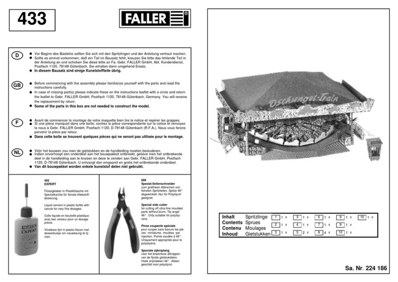 Faller 433 Manuel utilisateur