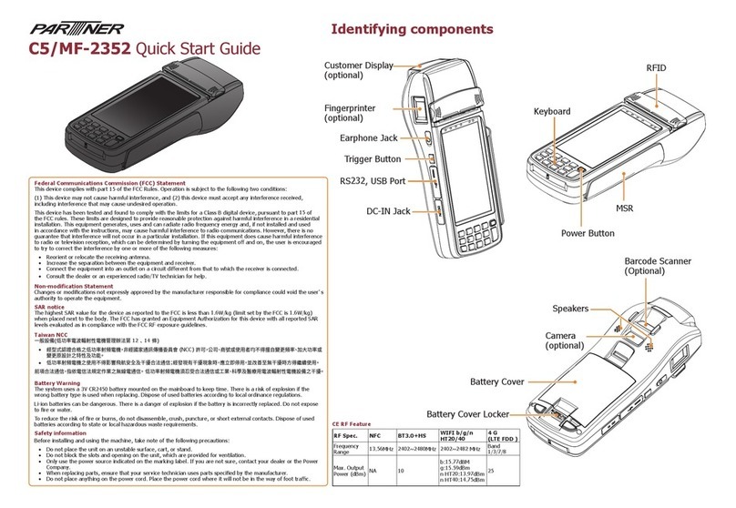 Partner MF-2352 Manuel utilisateur