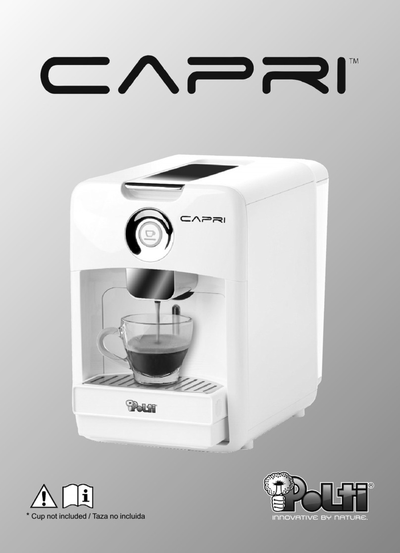 POLTI CAPRI Manuel utilisateur