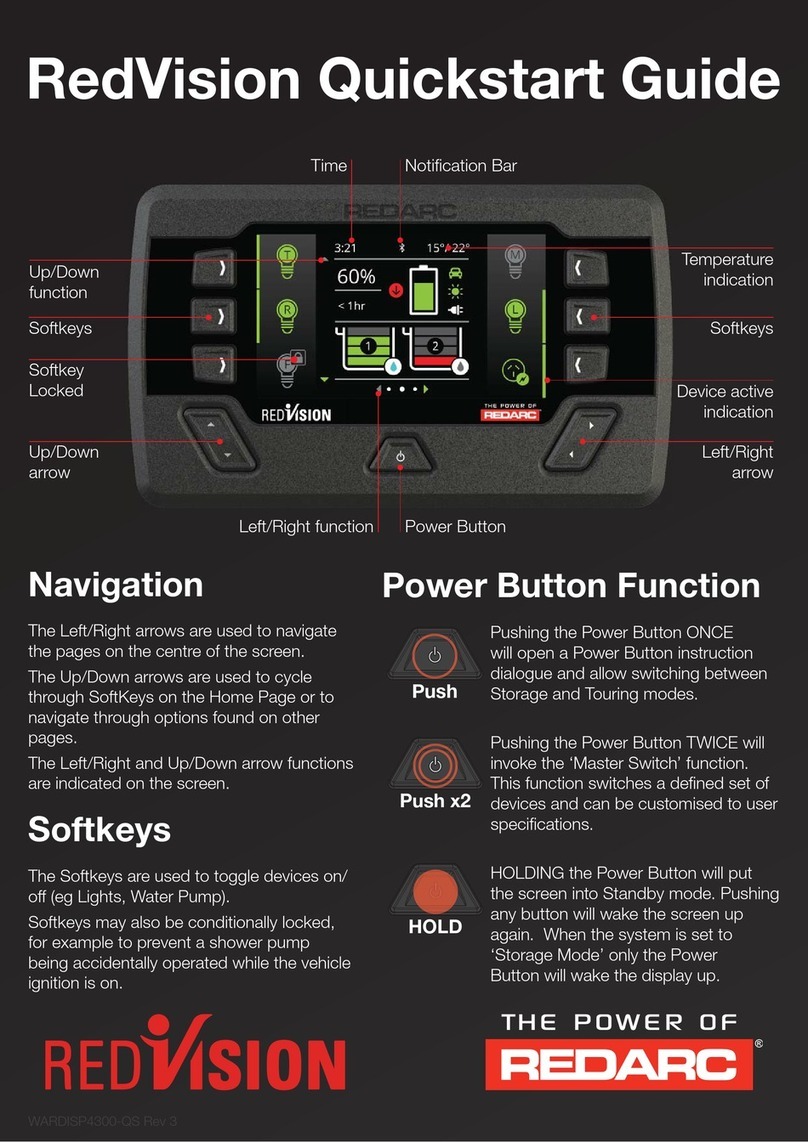 Redarc RedVision Manuel utilisateur